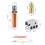 Assemblaggio hotend in metallo Neptune 4/4Pro 2