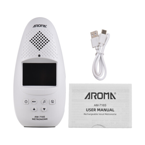AROMA Metronome 1200mAh 7615.5cm Negro/Blanco 2
