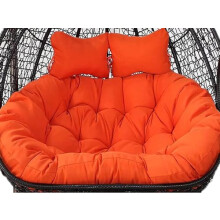 Waterproof Double Hammock Swing Chair Cushion Outdoor for Two Thickened Egg Chair Cushion Removable and Reversible Size I