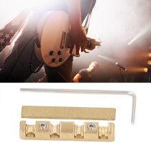 Gitarrennuss 42 mm verstellbar Glockenmessing für ST