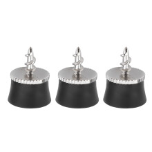3er Pack Golfball-Abheber mit Silikonsauger und Aluminium-Griff