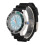 Luminescent Automatic Men's Rotating Bezel Watch, 42mm Dial, Waterproof Silver Blue 3