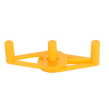 50 pièces de clips à faible contrainte 8.1x2.6x2.25cm orange