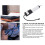 Pluma lineal micro Tipo 822mm Recorrido 100N DC12V Al 5
