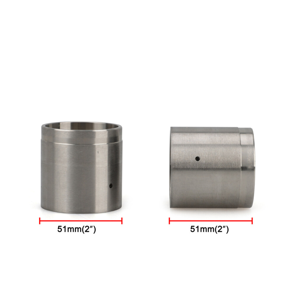 4 Pcs Stainless Steel Trailer Bearing Buddies 1.98In Gray/Black 7901335108153