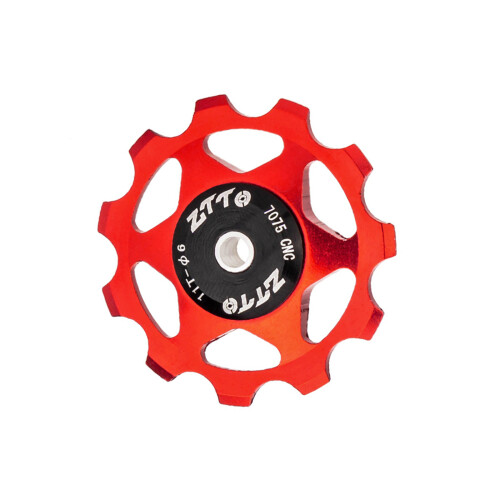 Stützrad 11T/13T Aluminium 4,4x4 cm Schwarz 1