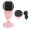 Micrófono condensador USB compacto de 16 bits rosa 2