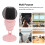 Micrófono condensador USB compacto de 16 bits rosa 9