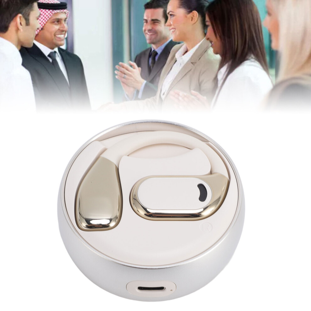 Bluetooth 5.49 Language Translator Earbuds With Hd Sound, 144 Languages White 4291335109674