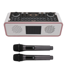 Type C Charging Sound Card Kit with HiFi Stereo Bluetooth Speaker