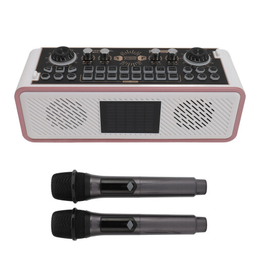 Type C Charging Sound Card Kit with HiFi Stereo Bluetooth Speaker