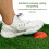 2er-Pack Golf Force Pads - orangenes Gummi-Trainingspedal 8