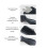Spazzola ergonomica per calzature con setole morbide ABS+PP 5