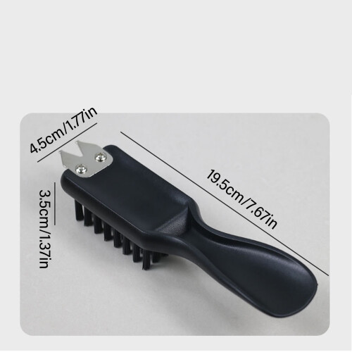 Spazzola ergonomica per calzature con setole morbide ABS+PP 1