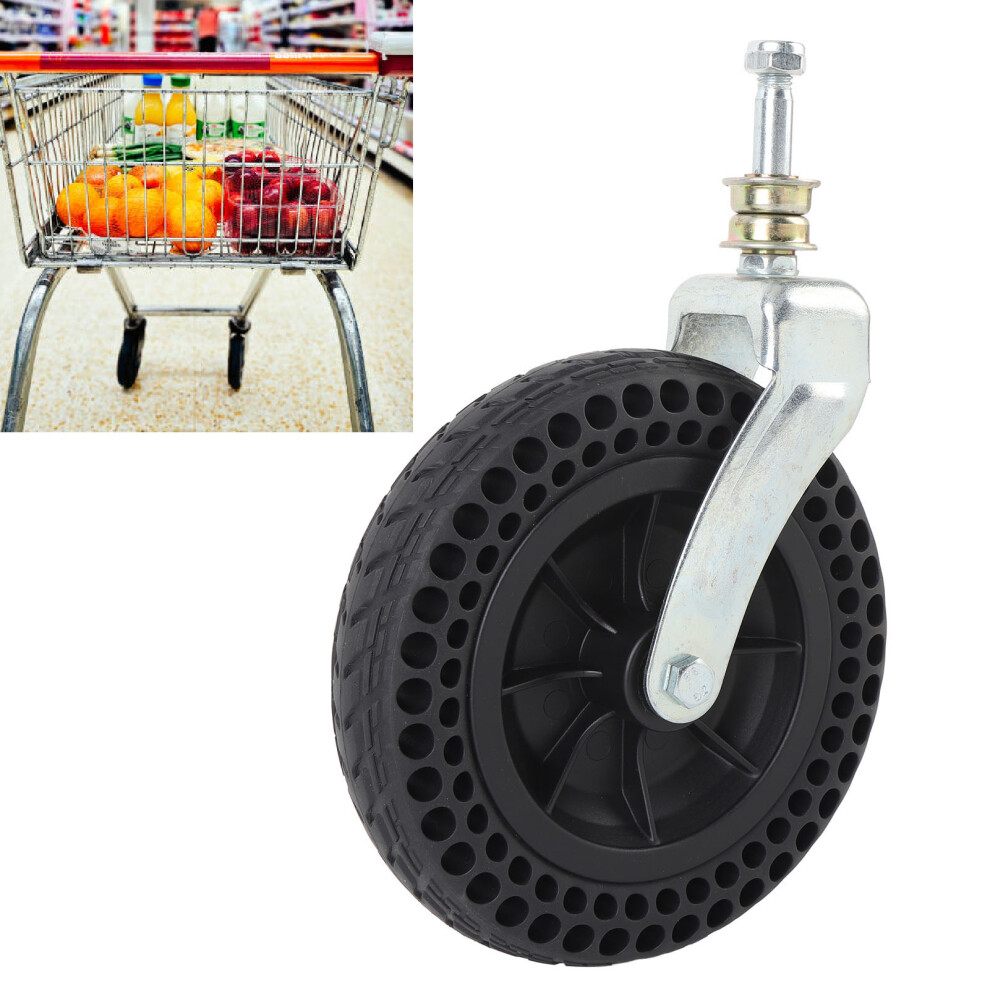 8In Trolley Front Wheel Tpe Rubber Non Slip 75Kg Load Replacement 7661335112641