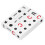 20 pezzi dadi LRC, Colore: Plastica 16x16x16 mm 15