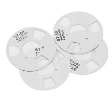 Fai-da-te Reel-to-Reel, argento, diametro 40 mm 0,25 mm di spessore 4R