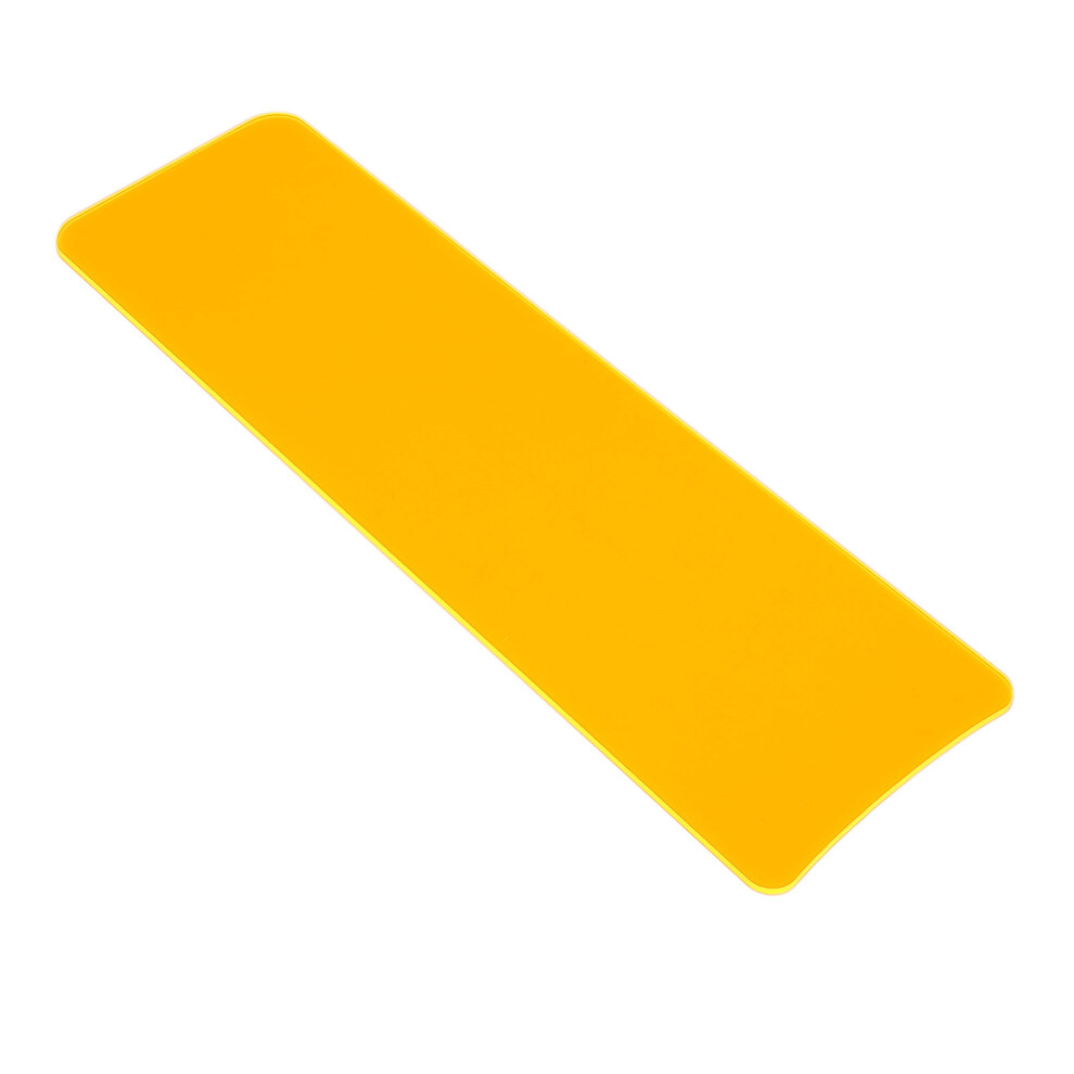 Yellow Acrylic Hair Highlighting Board For Foils, 40X12cm,