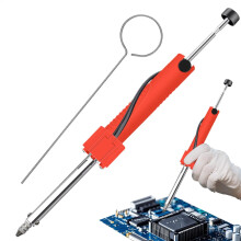 Soldering Sucker 30W Dual-Use Desoldering Tool With Portable Nozzles Red For PCB SMD Desoldering