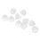 Coni di ricambio Sound Aid 10 pezzi 8 mm trasparenti 8