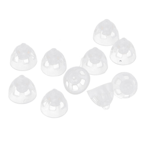 Coni di ricambio Sound Aid 10 pezzi 8 mm trasparenti