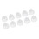 Coni di ricambio Sound Aid 10 pezzi 8 mm trasparenti 12