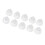 Coni di ricambio Sound Aid 10 pezzi 8 mm trasparenti 10