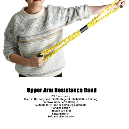 Oberarm-Widerstandsband 20 lb Latex, Gelb 2