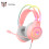 Cuffie da gioco con driver da 50 mm, cavo da 2,1 m, Nero/Rosa 3