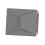 Shockproof Silicone Satellite Protective Case for Outdoor Dish Gray 11