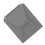 Shockproof Silicone Satellite Protective Case for Outdoor Dish Gray 15