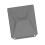 Shockproof Silicone Satellite Protective Case for Outdoor Dish Gray 9
