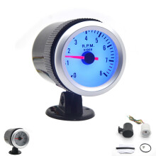 Tachymètre LED 2 pouces 52 mm 0-8000 tr/min éclairage bleu