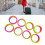 8 pièces de caches-roues en silicone pour bagages – vert dopamine 4
