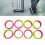 8 pièces de caches-roues en silicone pour bagages – vert dopamine 9
