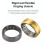 Typ 8 Gold 15mAh Smart Tracker Aluminium BT 5.1 7