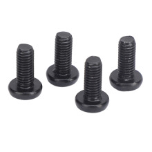 Schwarz Edelstahl-Lenkradkennzeichen-Schrauben für Model 3/Y M5-0,8X12