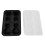 2 pièces moule à glaçons en silicone en forme de chat 3D 4 cubes noir 12