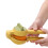 Spremiagrumi in plastica portatile giallo 4.9oz 1