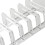 7-Fächer-Durchsichtiger Lidschattenpalette-Organizer 50 g 10