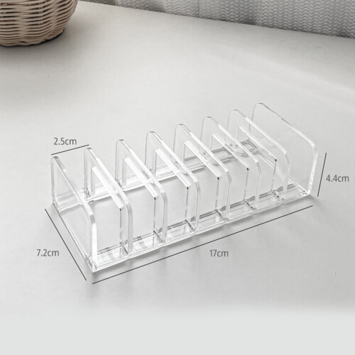 7-Fächer-Durchsichtiger Lidschattenpalette-Organizer 50 g 1