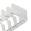 7-Fächer-Durchsichtiger Lidschattenpalette-Organizer 50 g 9