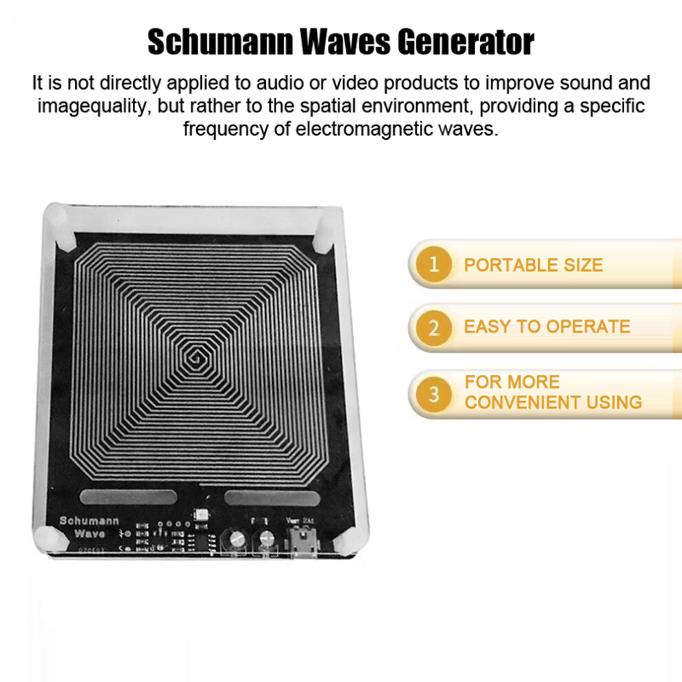 High Power Schumann Wave Generator 7.83Hz Sinewave For Relaxation 8001335124050
