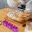 Cortador de crackers mini de plástico con forma de pez morado 1 pieza 6