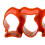 Cracker Cutter Mini orange Fisch 1 Stück Haushalt 7