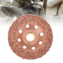 HL Q7DMP Ti Plated Livestock Hoof Trimming Disc 100mm 16mm