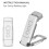 Luce USB con clip a 9 LED, 500 mAh, 105  36,5  15,5 mm, Bianco 4