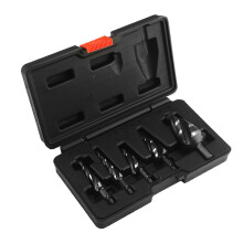 Step Drill Bit For Metal HSS High-Performance For Wood Aluminum Stainless Steel Black PP Heavy-Duty Spiral Flute