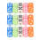 Ensemble de 30 dés plastiques à six faces multicolores pour enfants 2