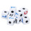 Set di 20 dadi Left Right Center 16x16x16mm 7